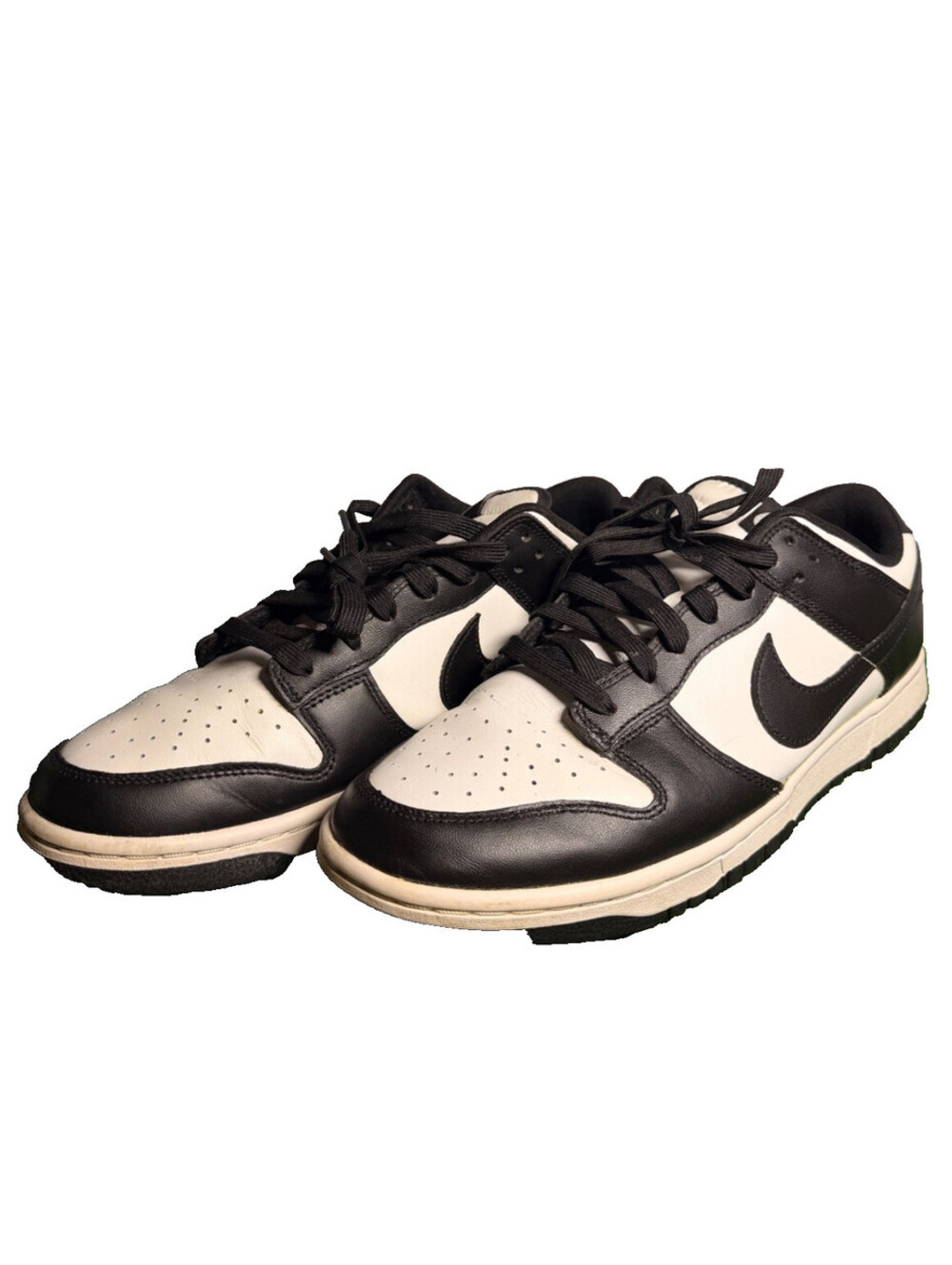 Nike Dunk Low Retro Panda Black/White Sneakers Men's Sz 10